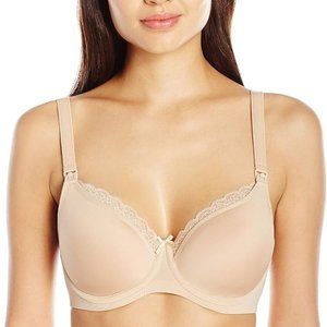 Panache Eleanor Molded Spacer Nursing Underwire Bra 36F